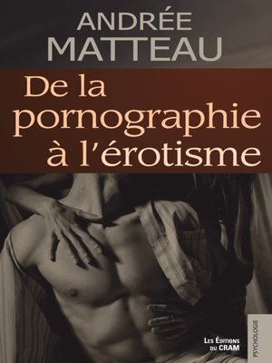 cover image of De la pornographie à l'érotisme